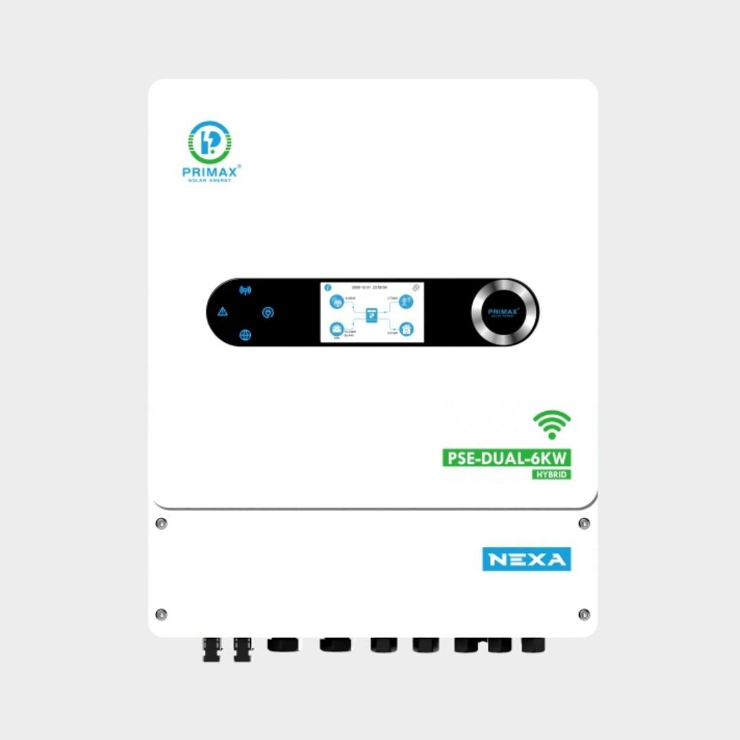 PRIMAX NEXA PSE-DUAL-6KW – HYBRID SOLAR INVERTER — solar equipment in Lahore, Pakistan