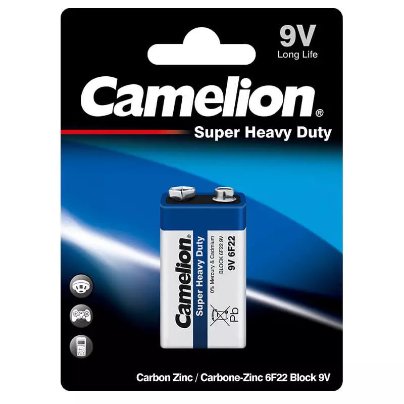 Camelion Super Heavy Duty 6F22 9V Battery — solar equipment in Lahore, Pakistan