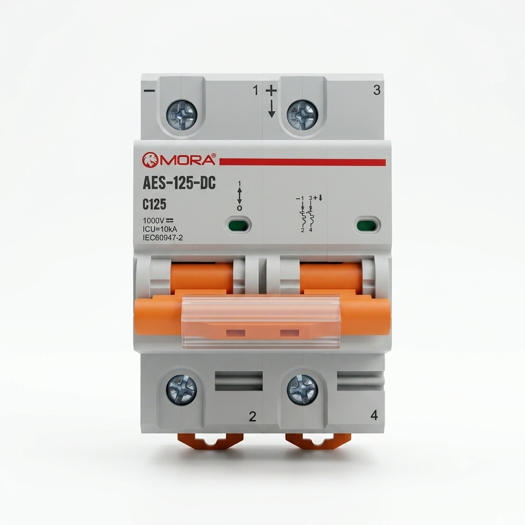 Mora 2P DC Circuit Breaker 125A  Mora Battery Breaker DC 125A — solar equipment in Lahore, Pakistan