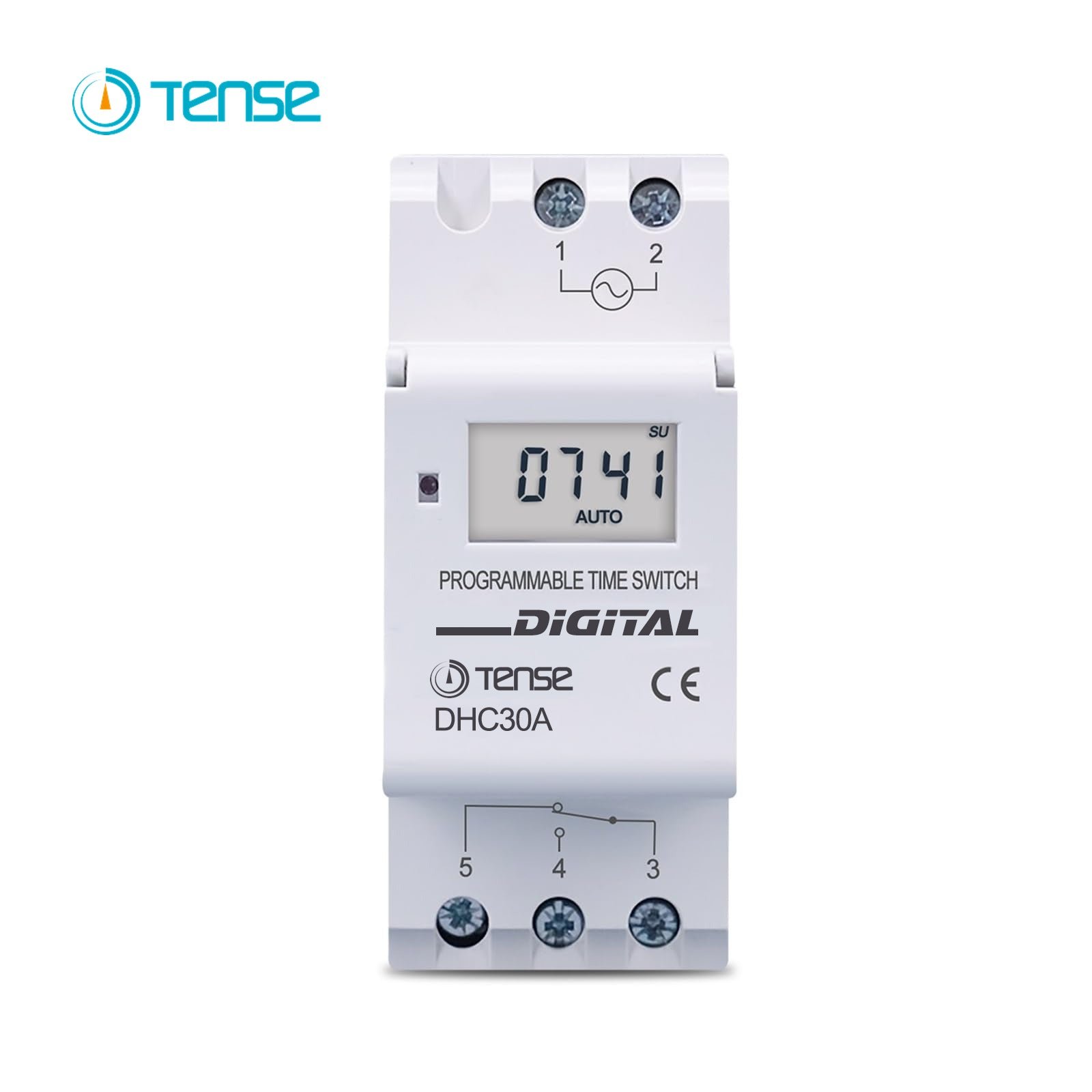 Tense 30A Weekly 7 Days Programmable Digital TIME SWITCH Timer (NO/NC) — solar equipment in Lahore, Pakistan