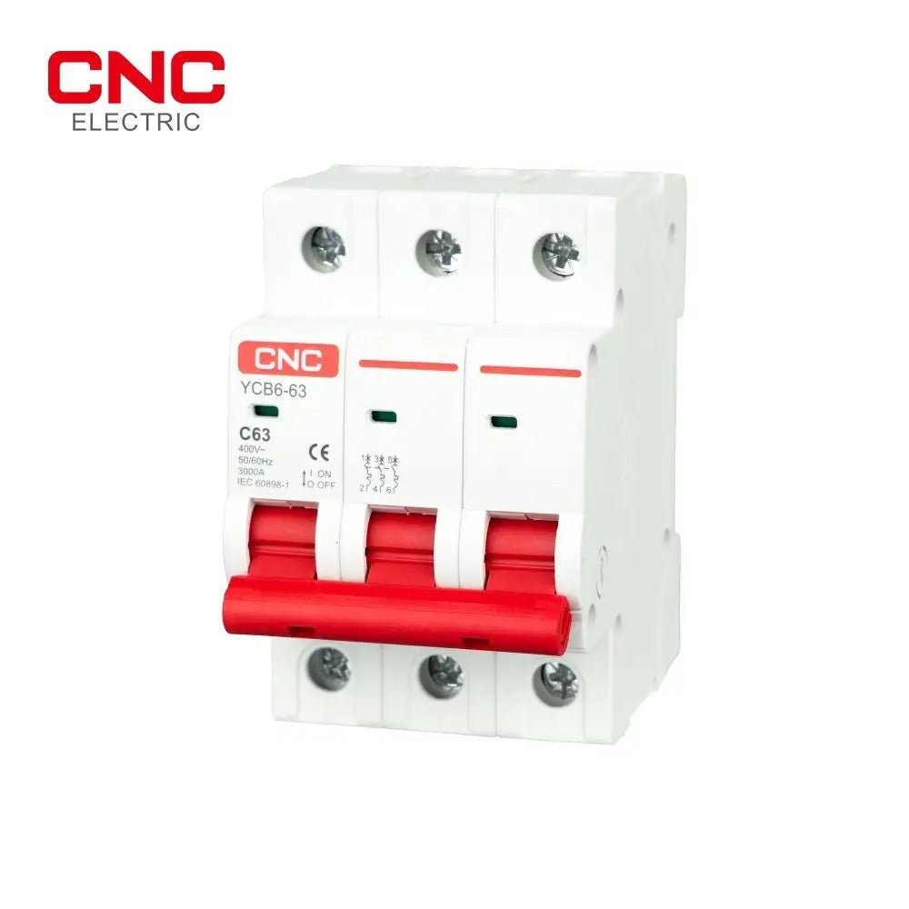 CNC YCB7-63N 3P AC MCB Circuit Breaker — solar equipment in Lahore, Pakistan