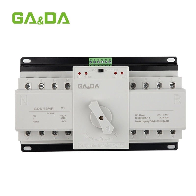 GA&DA 4P 3Phase AC  MCB type Dual Power Automatic Transfer Switch ATS — solar equipment in Lahore, Pakistan