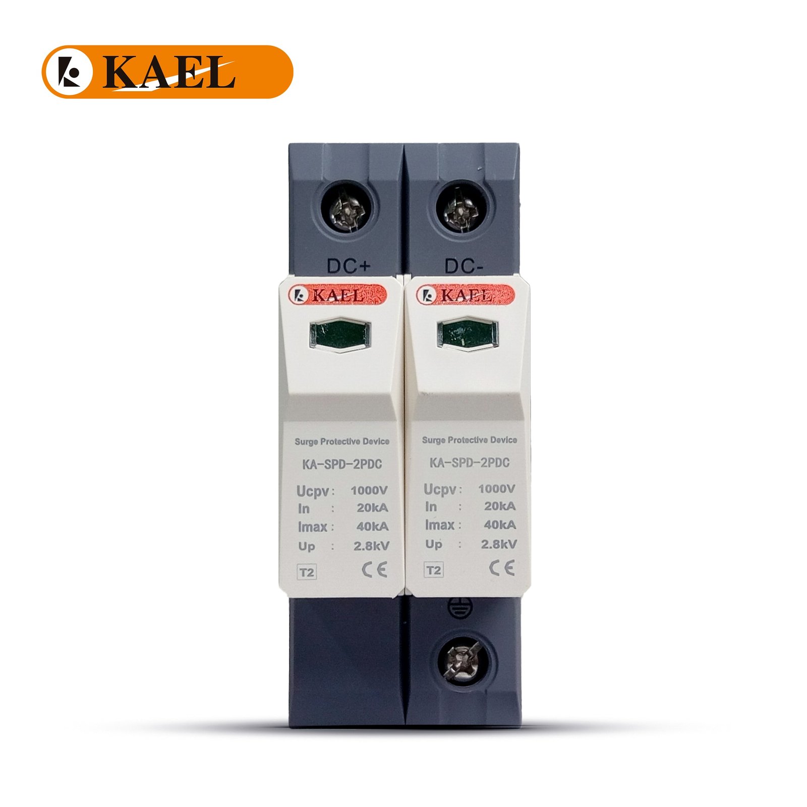 KAEL KA-SPD-2PDC | 2P 1000V DC Surge Protection Device  DIN Rail Mount — solar equipment in Lahore, Pakistan