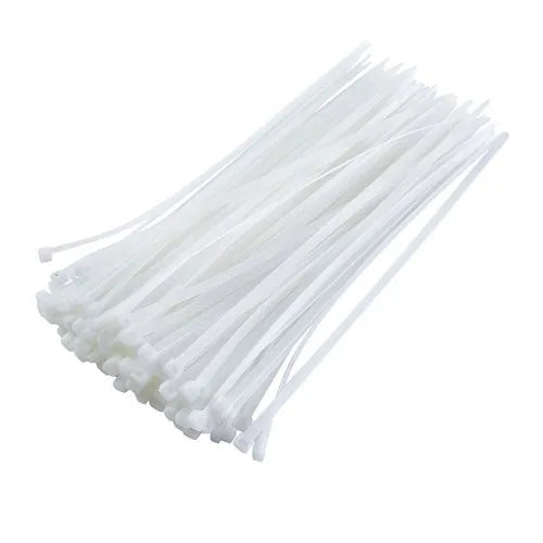 Casmo indigo Cable Tie 6/4 inch length white (Pack of 100) — solar equipment in Lahore, Pakistan